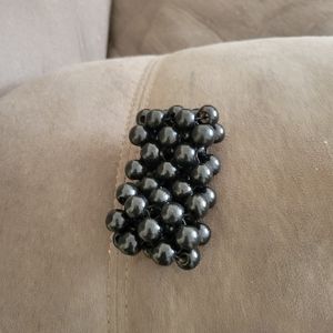 Paparazzi tiki tropicana black beaded stretch bracelet